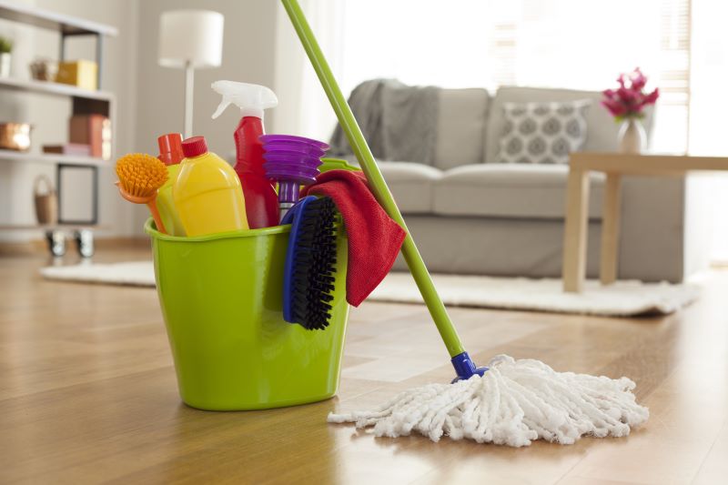 Cleaning is the best way to get cigarette smoke smell out of a house.