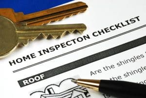 A home inspection checklist.