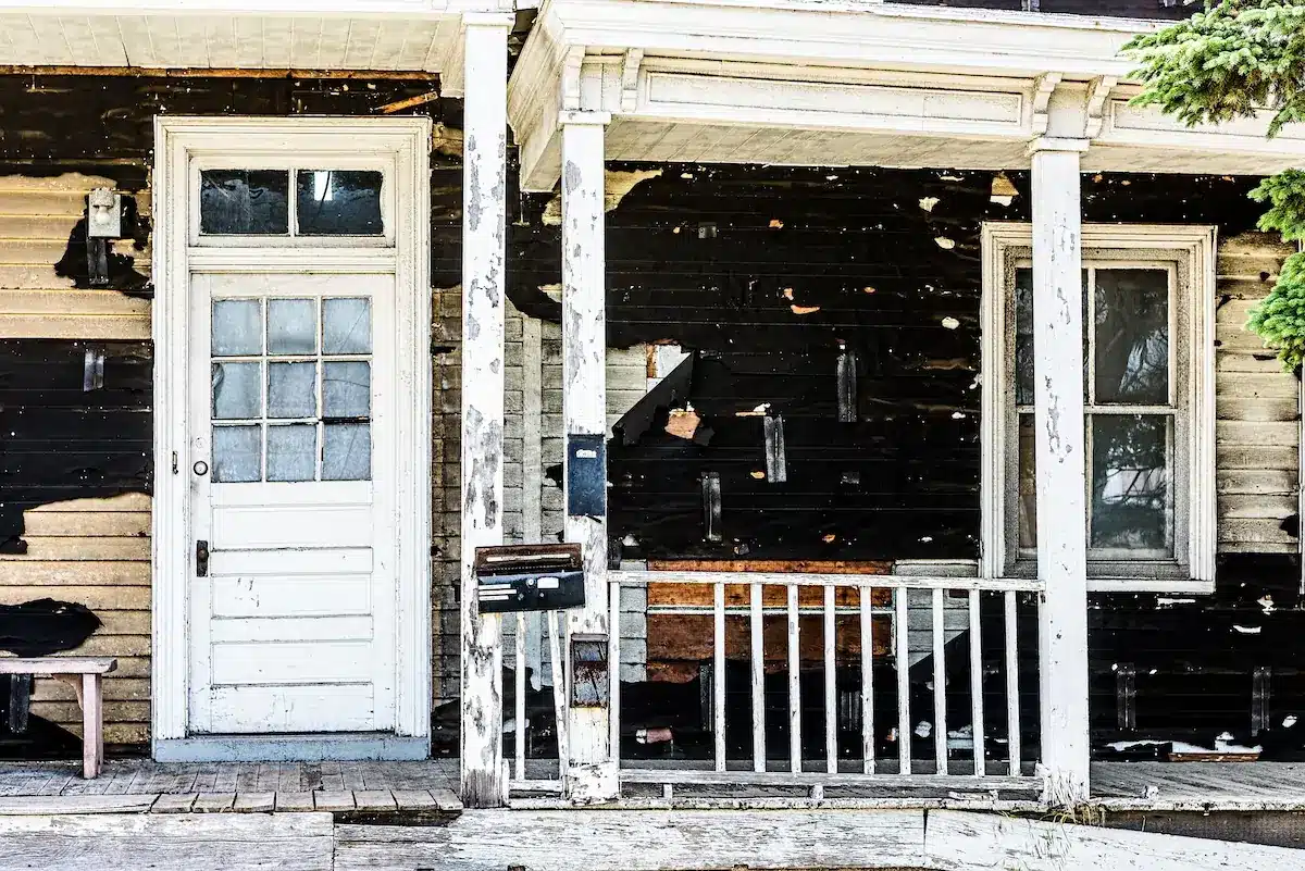 house deemed uninhabitable