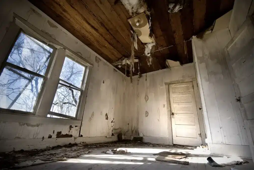 uninhabitable house